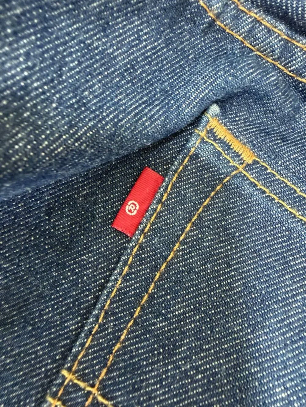 Levis 501 Jeans Men's 48X29 Raw Denim Button Fly Straight Leg